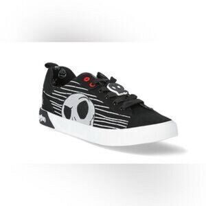 Nightmare Before Christmas Men's Low Top Laced Sneaker, Black, 11.5